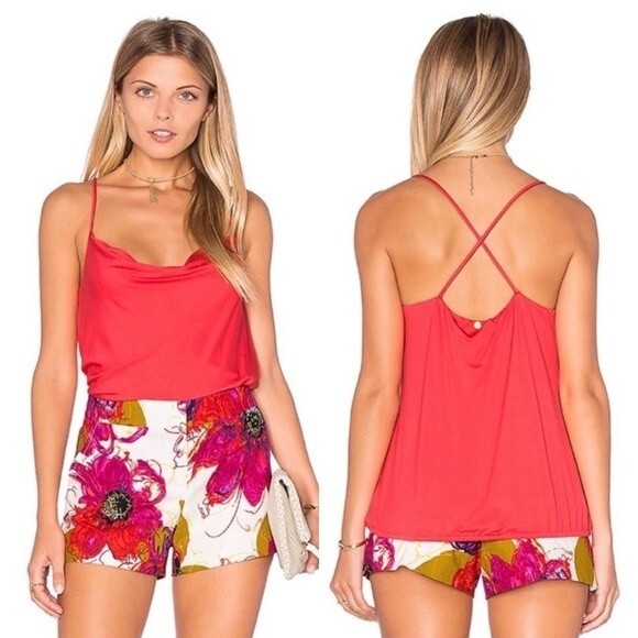 Trina Turk Tops - Trina Turk Bela Tank in Rio Ruby Red - NWT